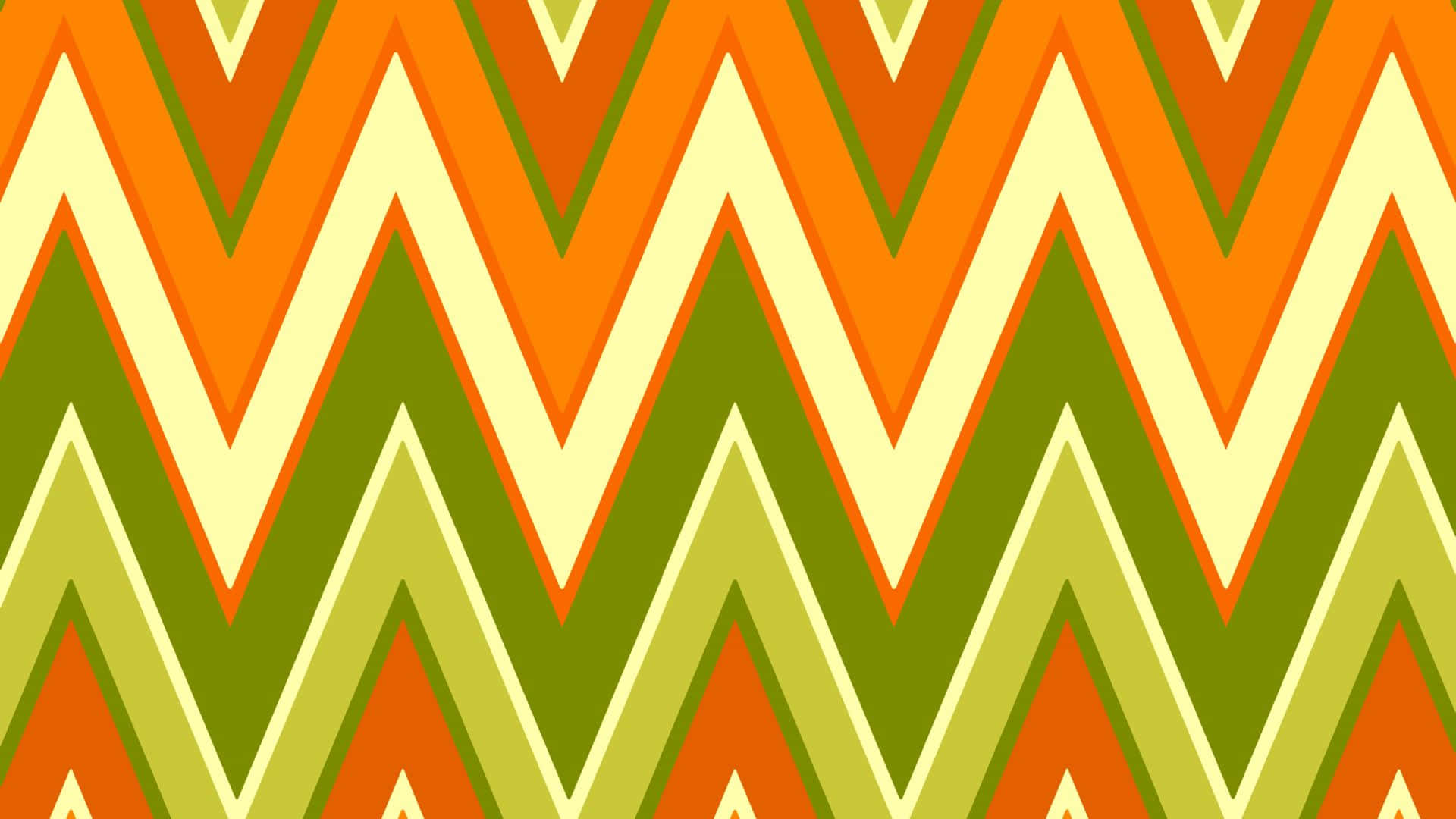 Chevron, orange, green, Full HD Desktop Wallpaper