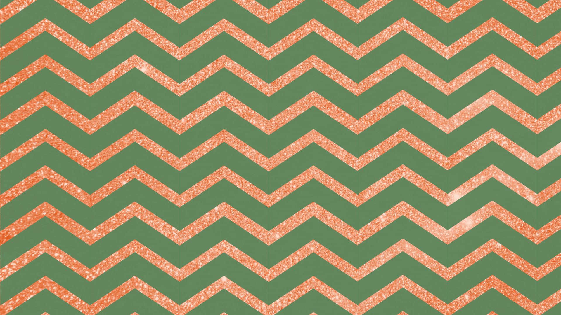 chevron pattern, glittery coral stripes, solid sage green background, Full HD Desktop Wallpaper