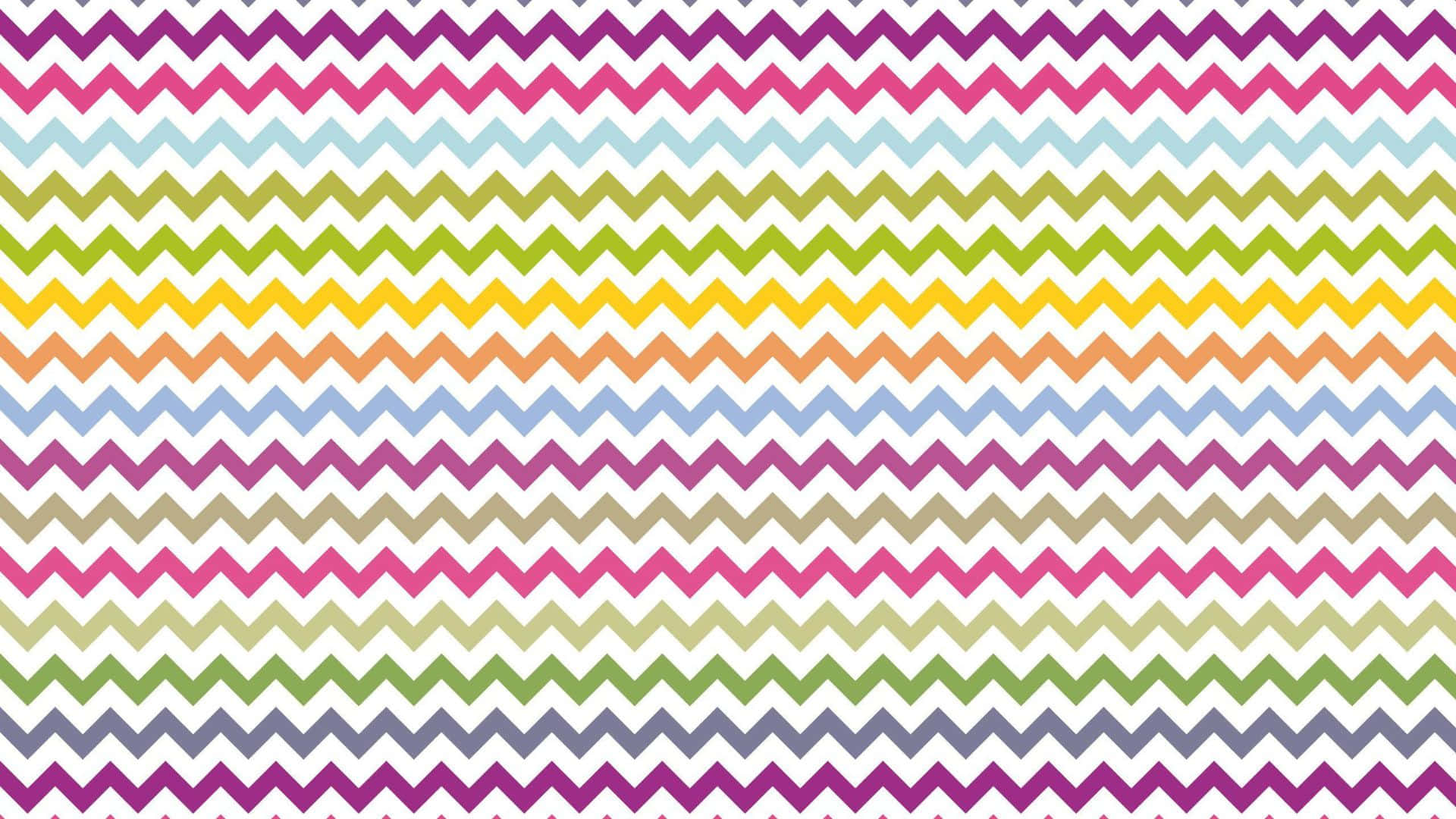 Chevron Pattern, rainbow zigzag stripes, repeating rows, Full HD Desktop Wallpaper