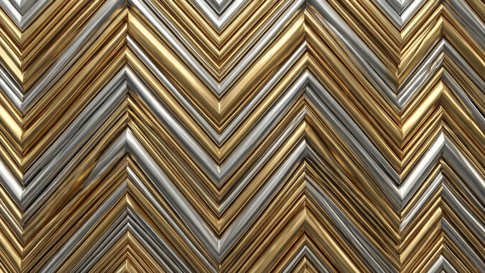 gold silver metallic chevron, golden, silver metallic, Full HD Desktop Wallpaper