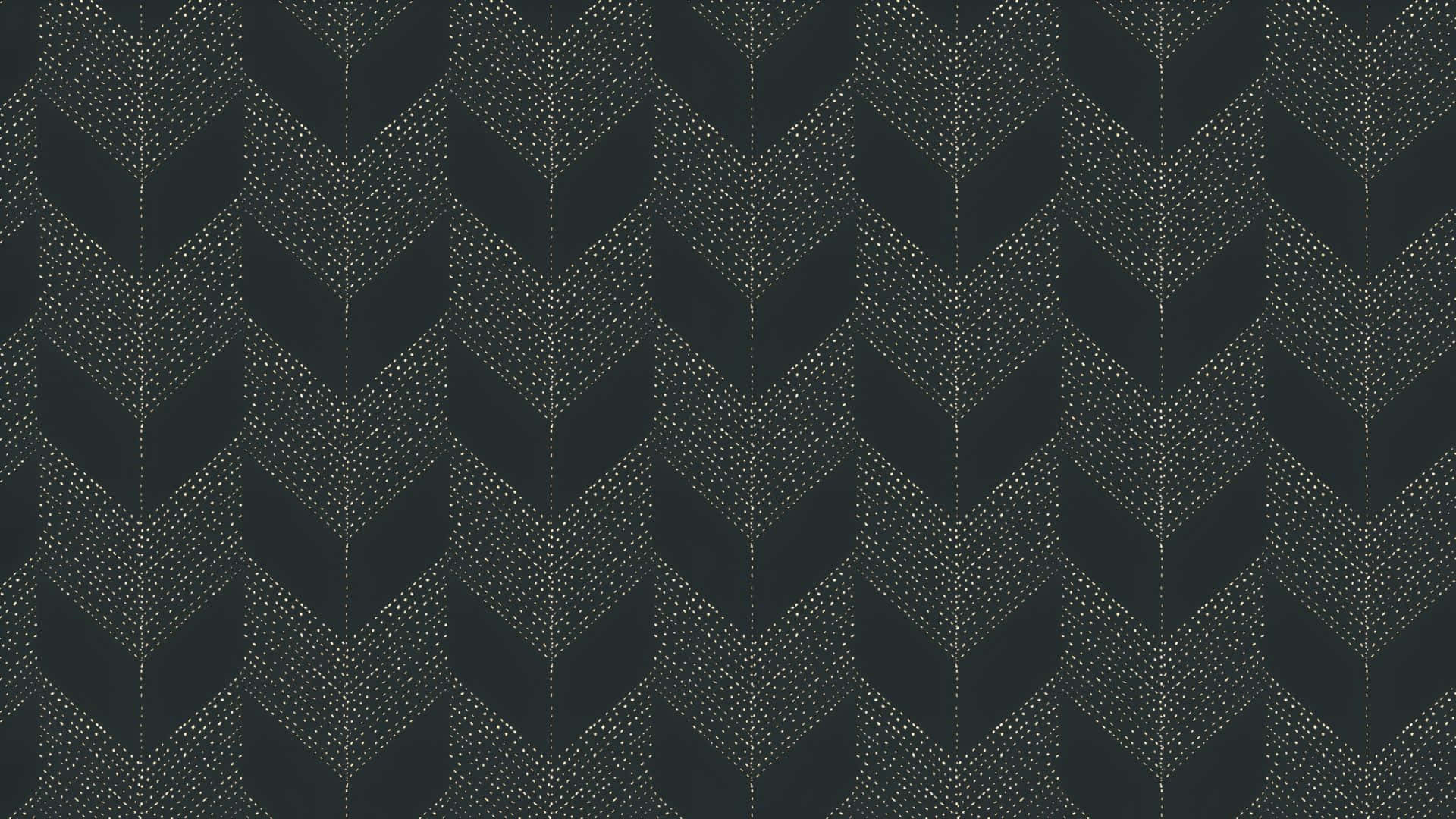 chevron pattern, dark charcoal, gold dots, Full HD Desktop Wallpaper