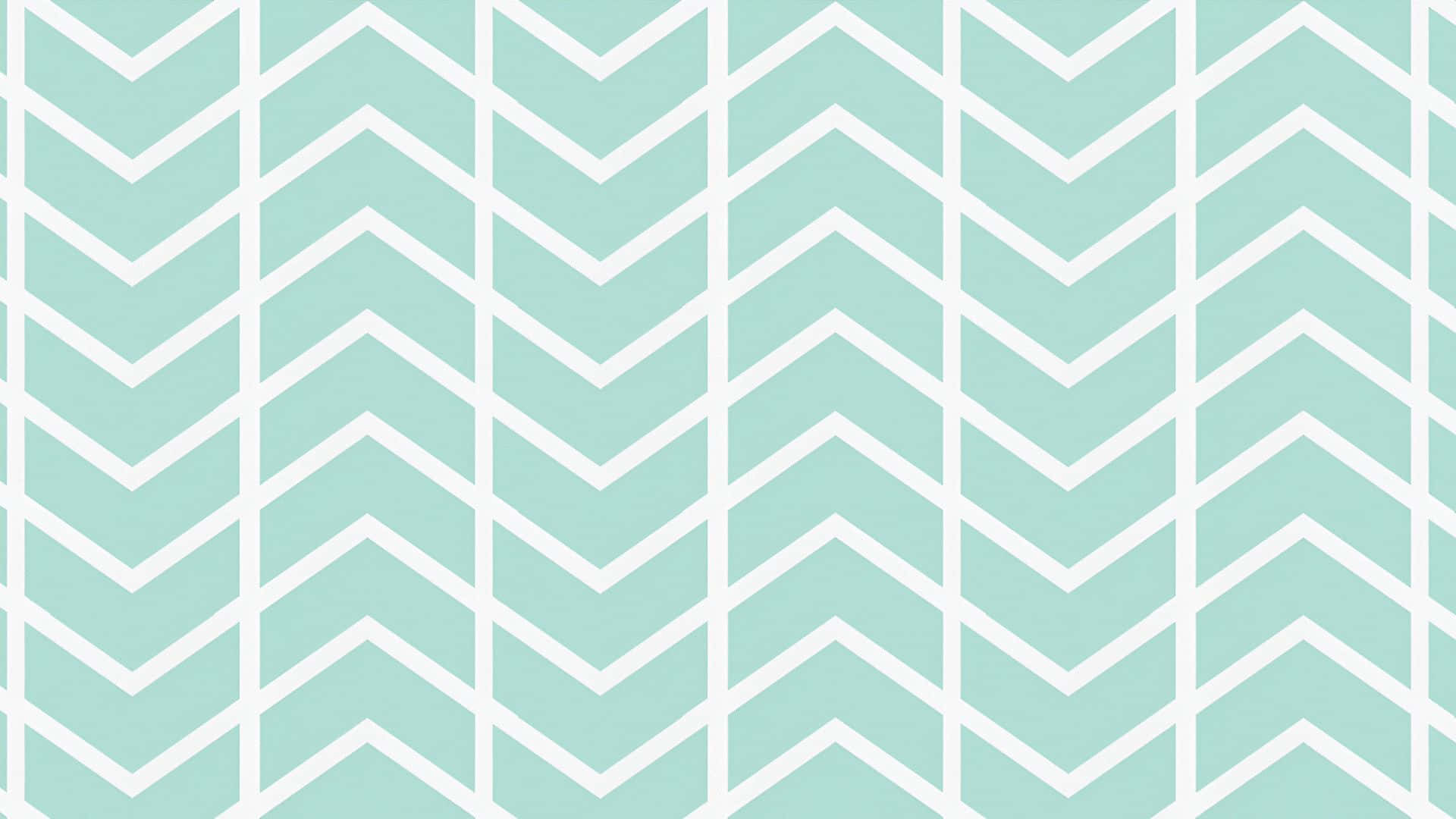 chevron pattern, mint green, white, Full HD Desktop Wallpaper