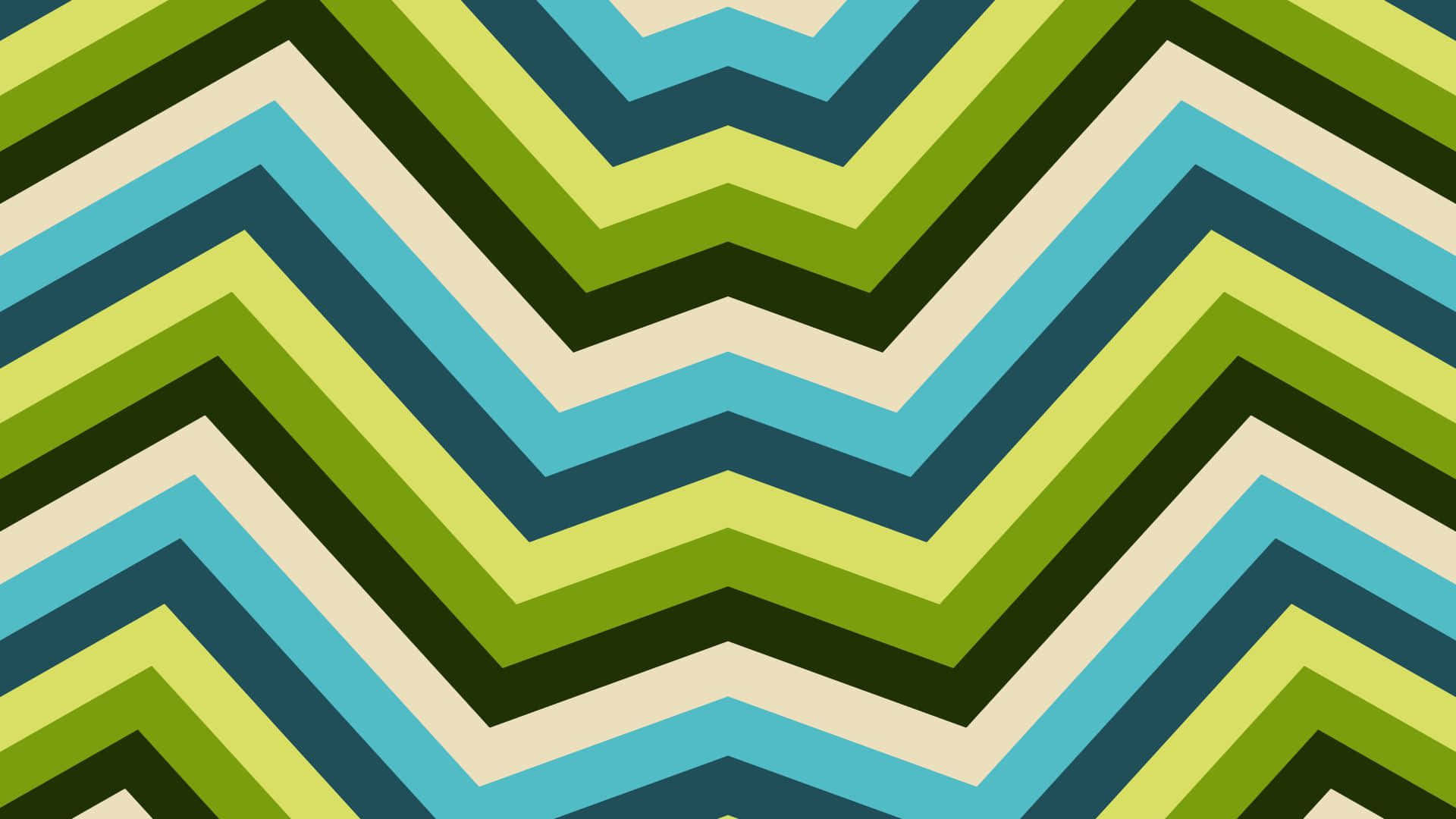 Chevron, green blue, cream, Full HD Desktop Wallpaper