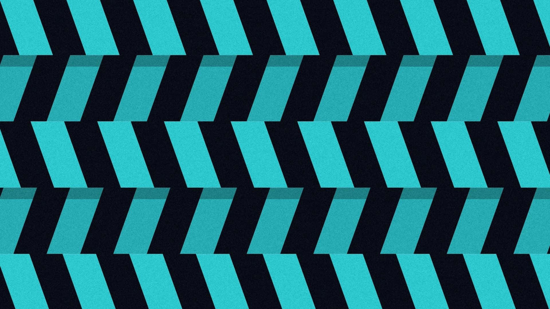 Chevron, teal, black, Full HD Desktop Wallpaper