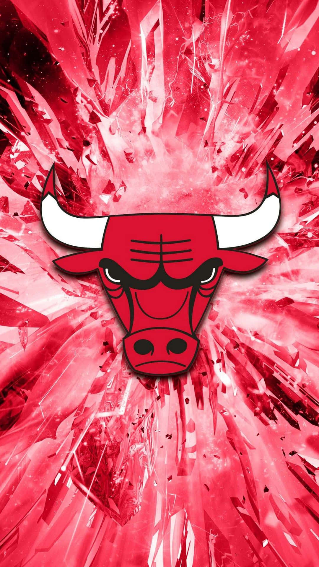 Chicago Bulls, iPhone, red, Full HD Phone Wallpaper
