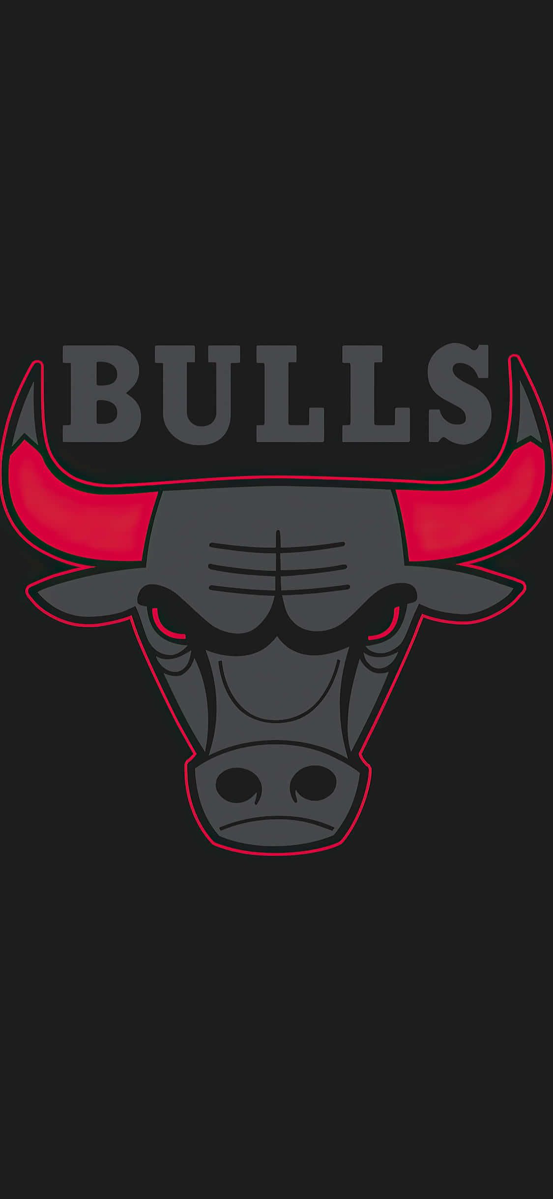 Chicago Bulls, iPhone, black and red, Full HD Phone Wallpaper