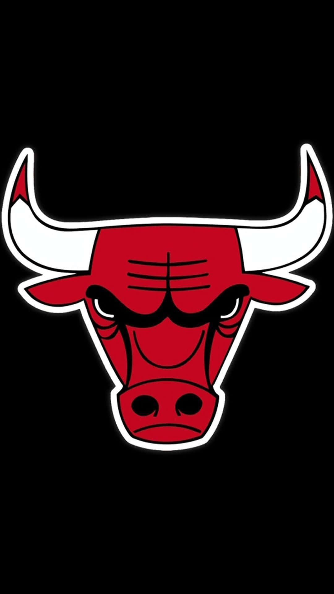 Chicago Bulls, iPhone, red bull logo, Full HD Phone Wallpaper