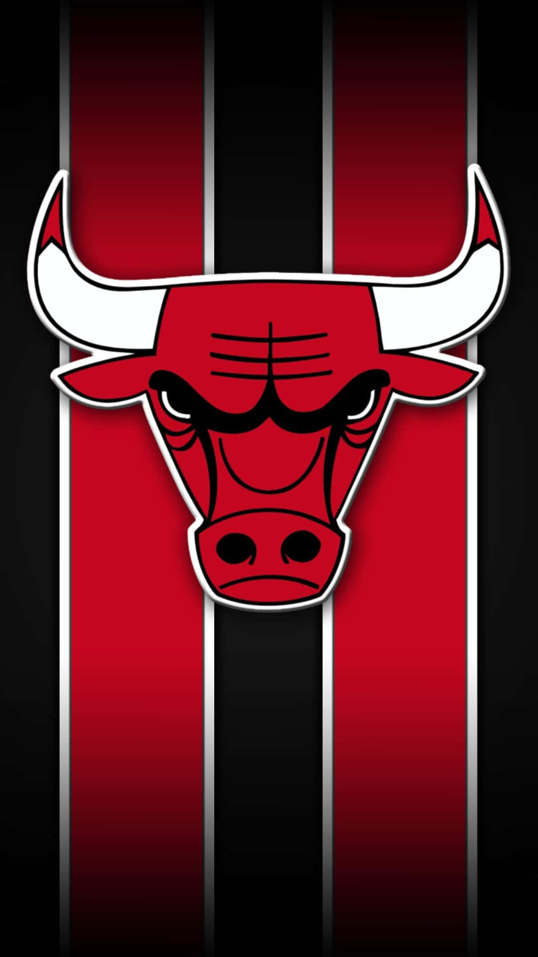 Chicago Bulls, red, black, Full HD Phone Wallpaper