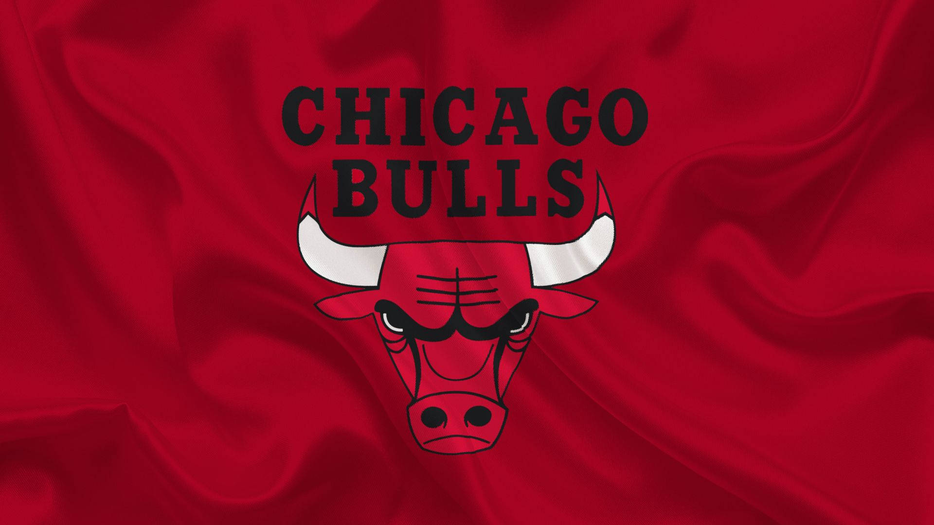 Chicago Bulls, satin, red, Full HD Desktop Wallpaper