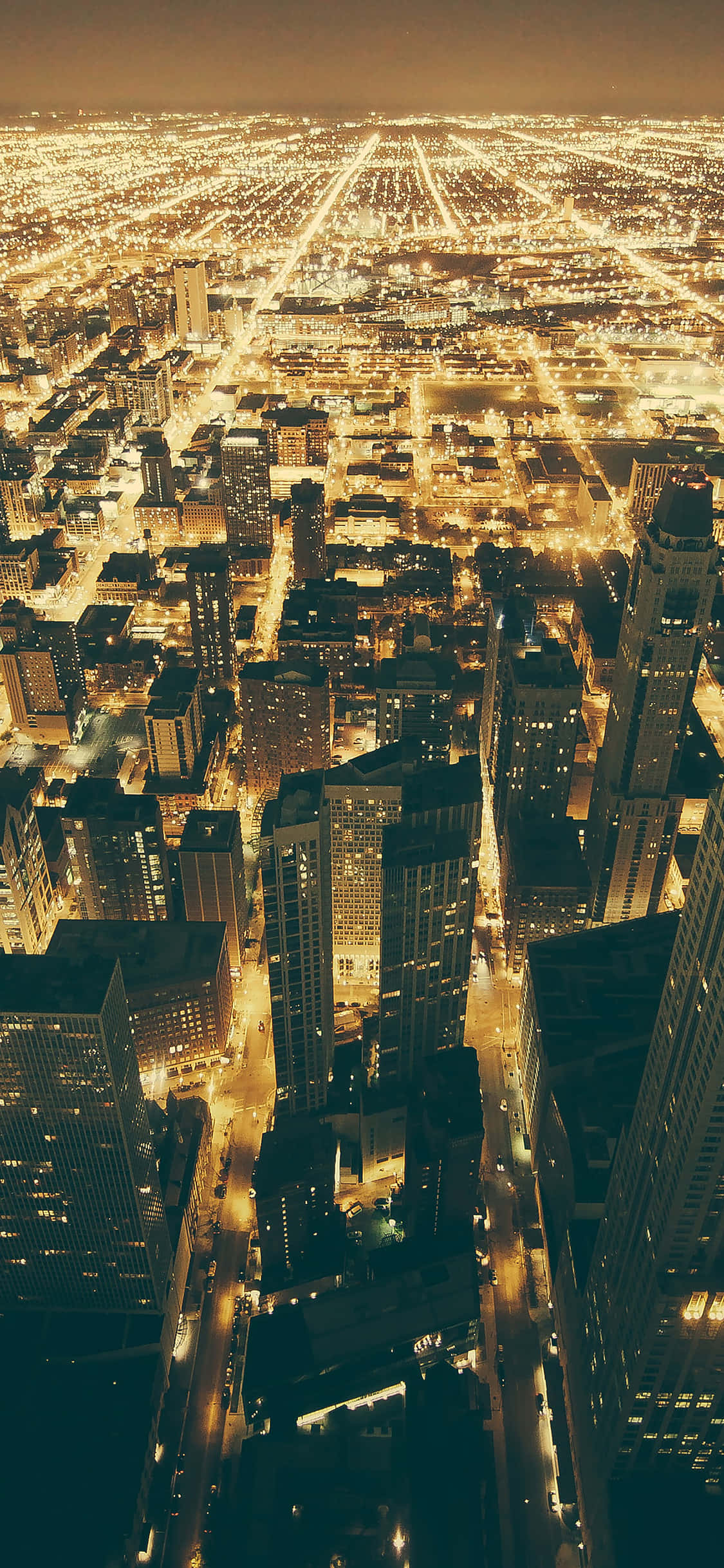 Chicago, City of Chicago, aerial view, Full HD Phone Wallpaper