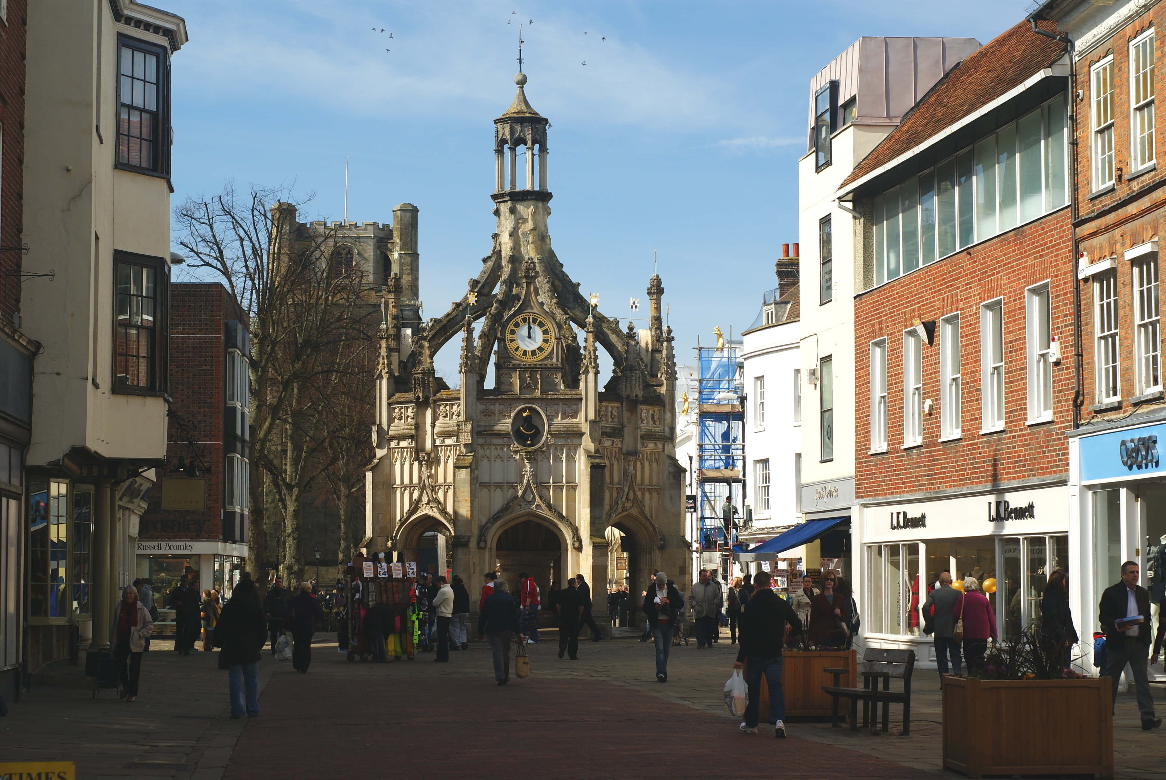 Chichester, historic cityscape, sunset, 4K Desktop Wallpaper