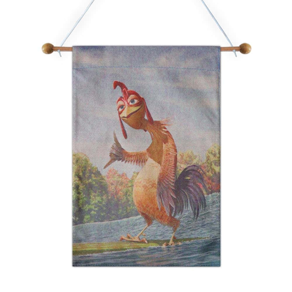 Chicken Joe, animated, surfing, SD Desktop Wallpaper