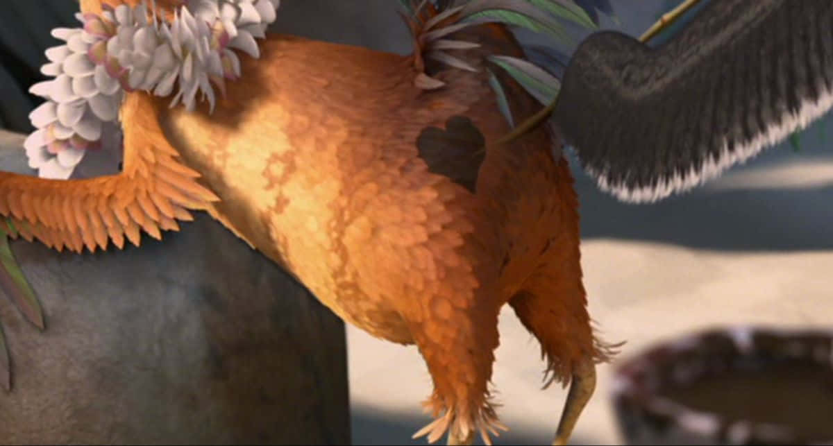 Chicken Joe, surfing penguin, golden chicken, SD Desktop Wallpaper