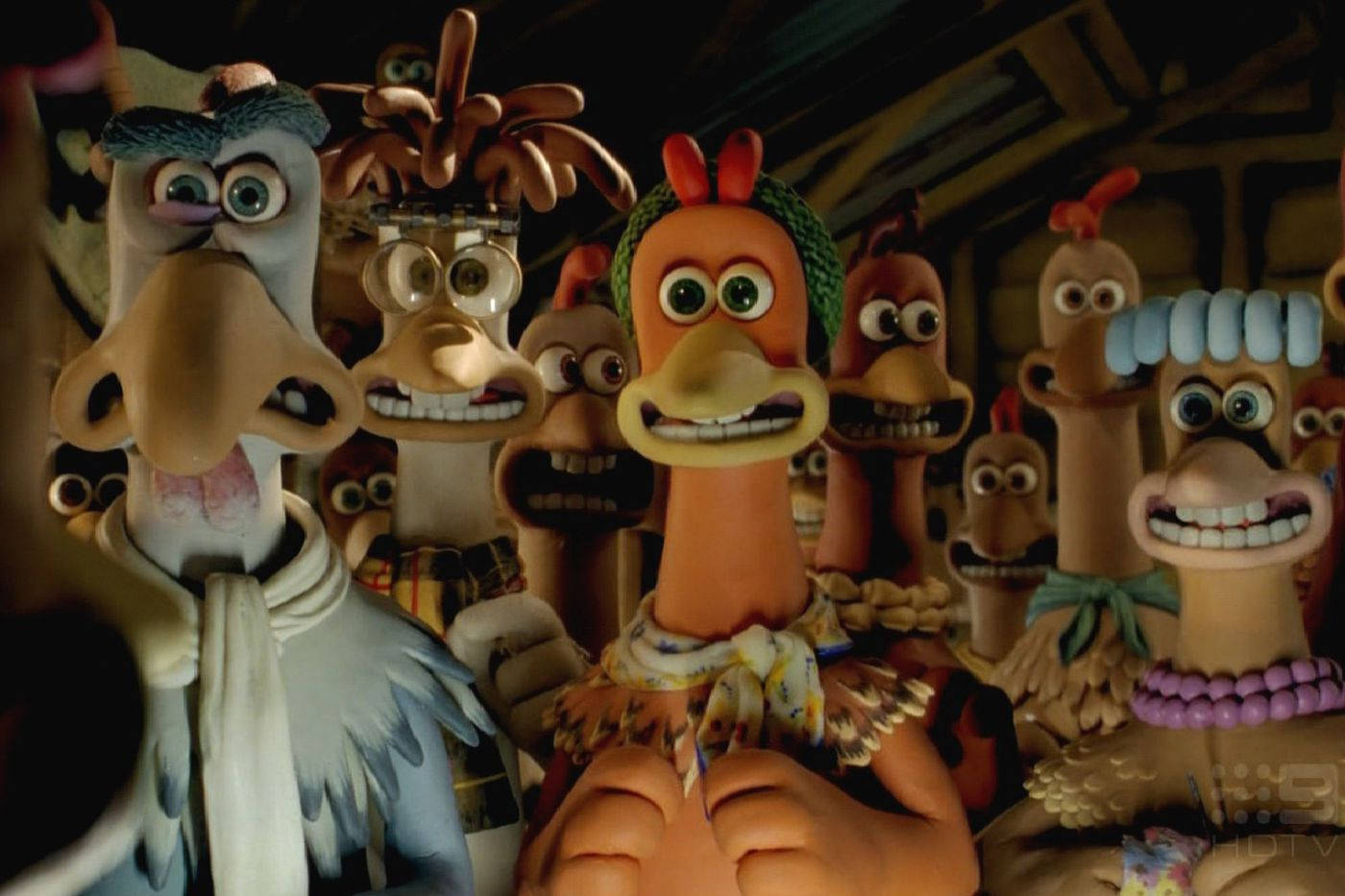 Chicken Run, clay chickens, animated, HD Desktop Wallpaper