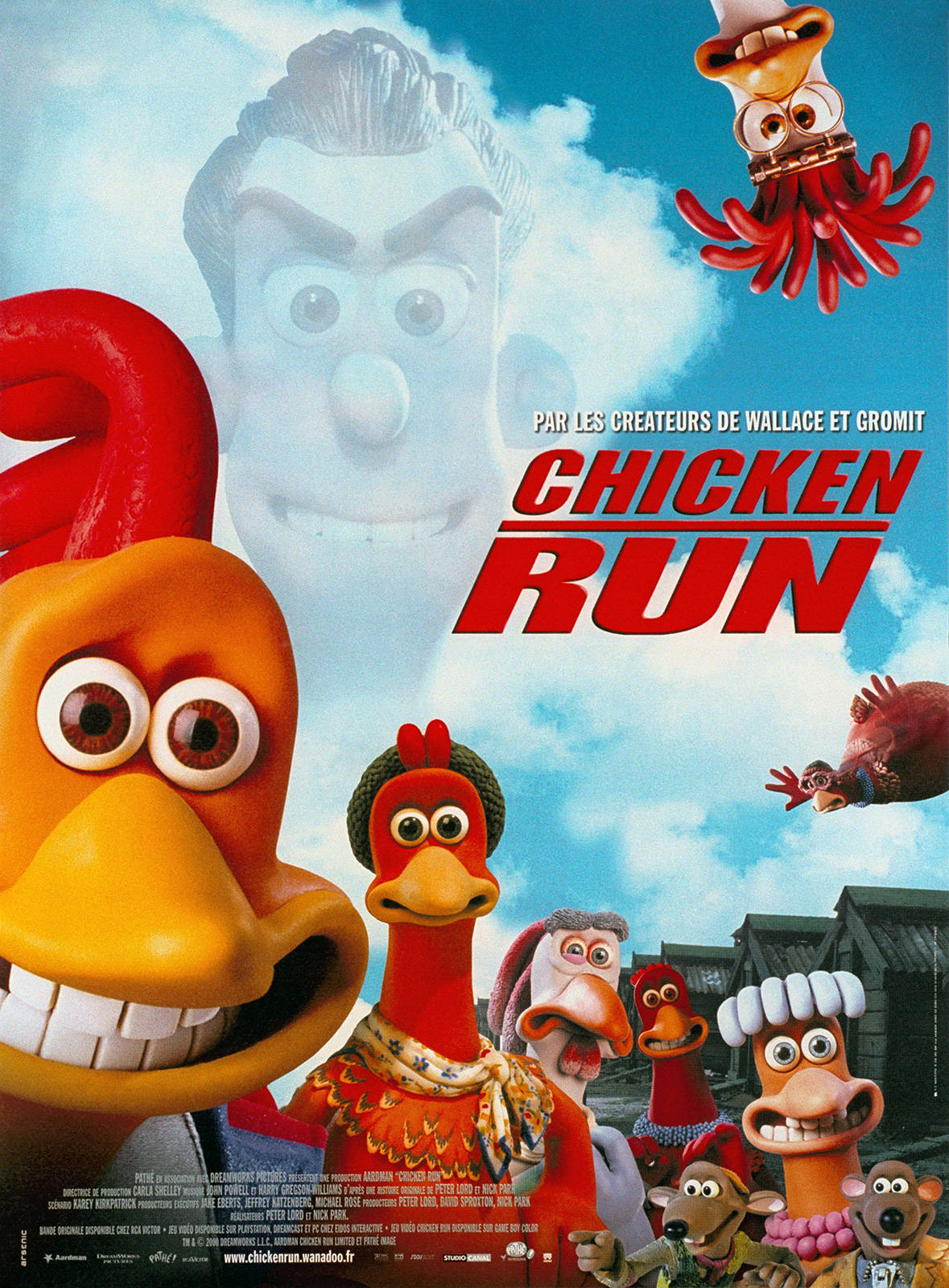 Chicken Run, animated movie poster, cartoon chickens, HD Phone Wallpaper