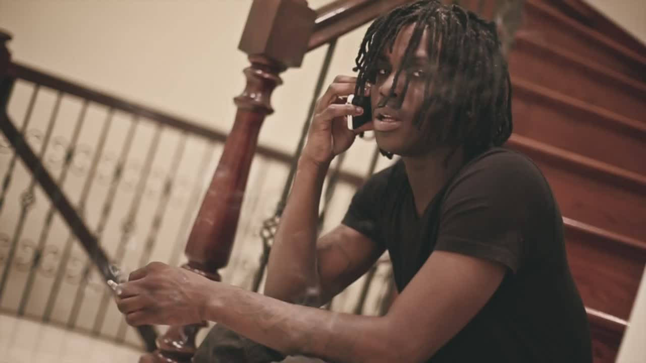Chief Keef, dreadlocks, wooden stairs, HD Desktop Wallpaper