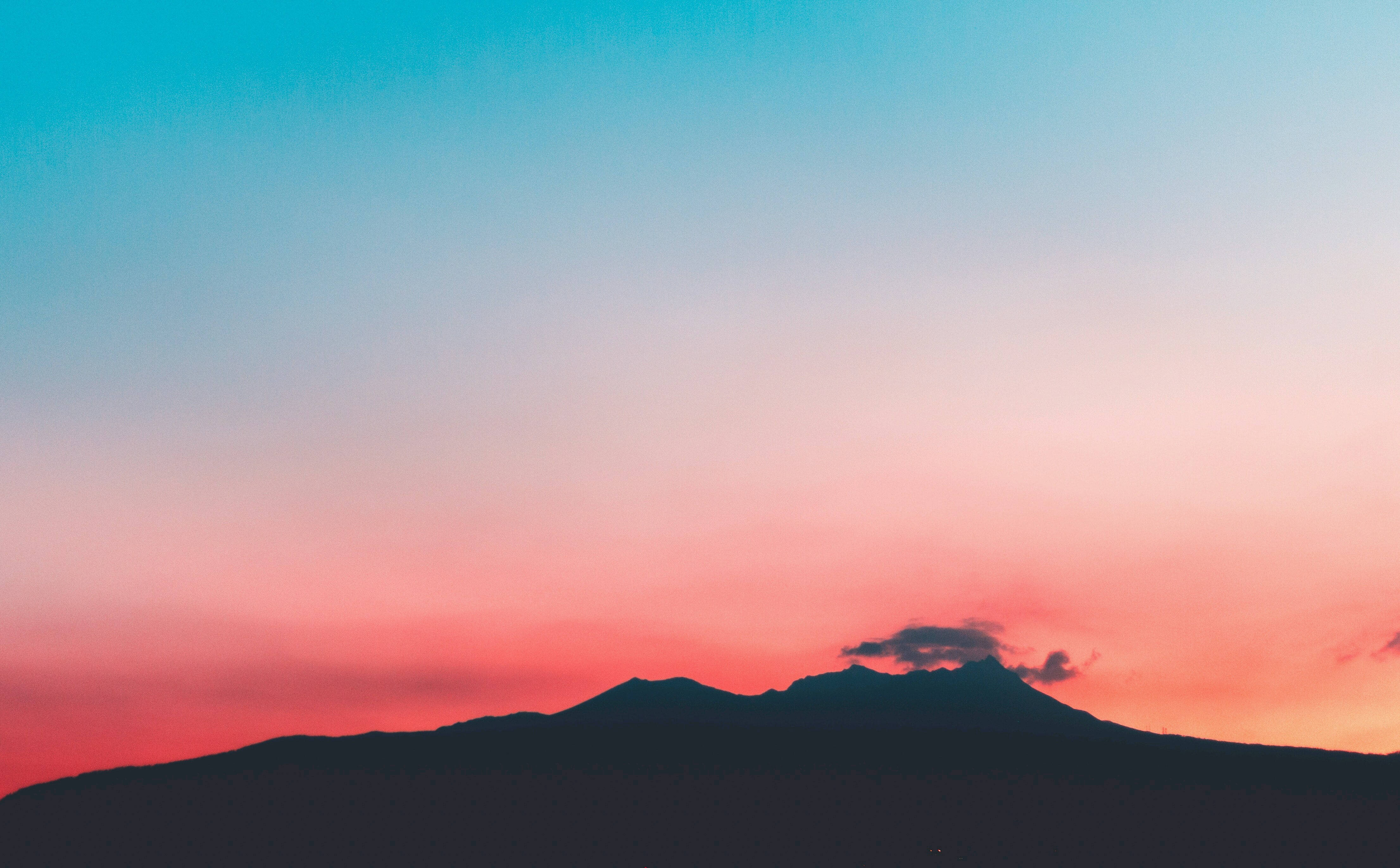 Chill 4K, turquoise, coral pink, 4K Desktop Wallpaper