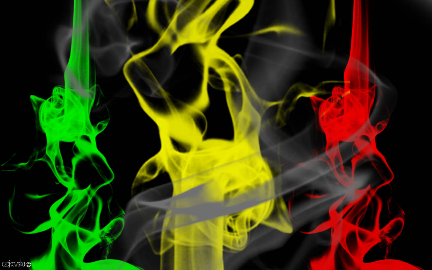 Chill Stoner, vibrant green, yellow, HD Desktop Wallpaper