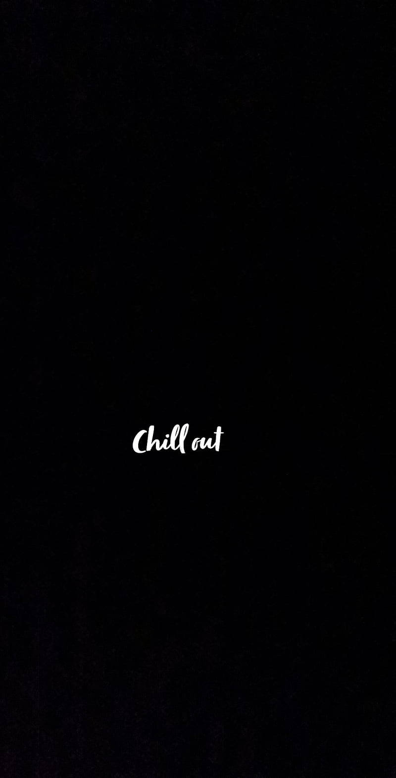 minimalist, black background, white cursive text, HD Phone Wallpaper