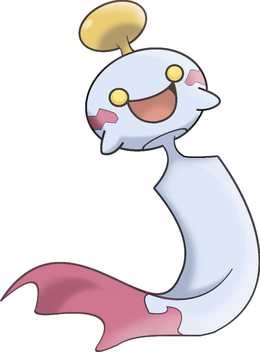 Chimecho, golden hat, pink tail, SD Phone Wallpaper