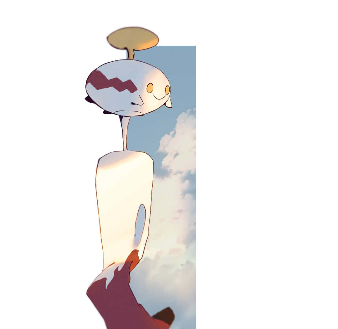 Chimecho, smiling face, antenna, SD Desktop Wallpaper