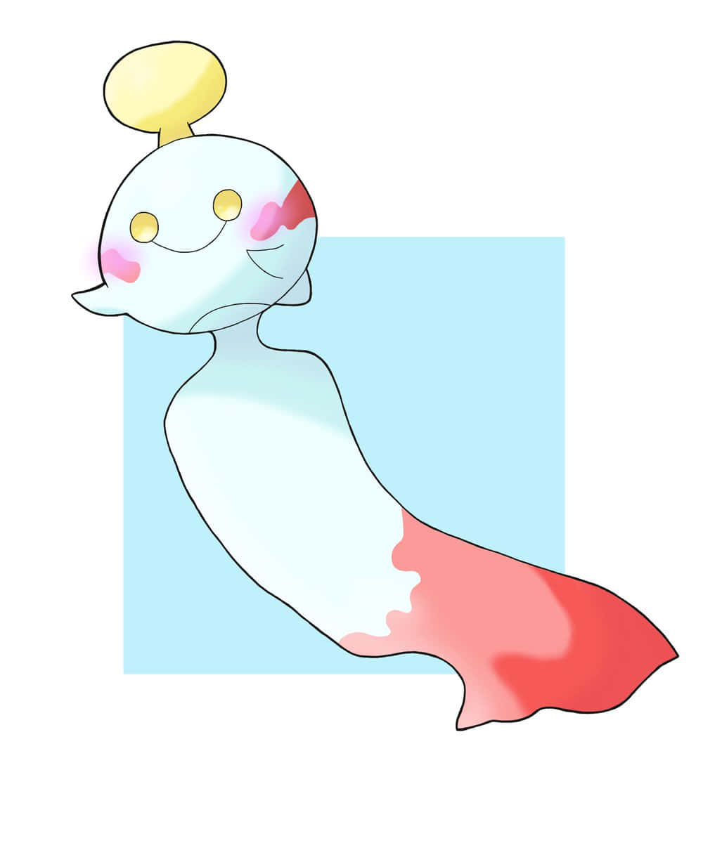 Chimecho, yellow hat, pink blush, SD Phone Wallpaper