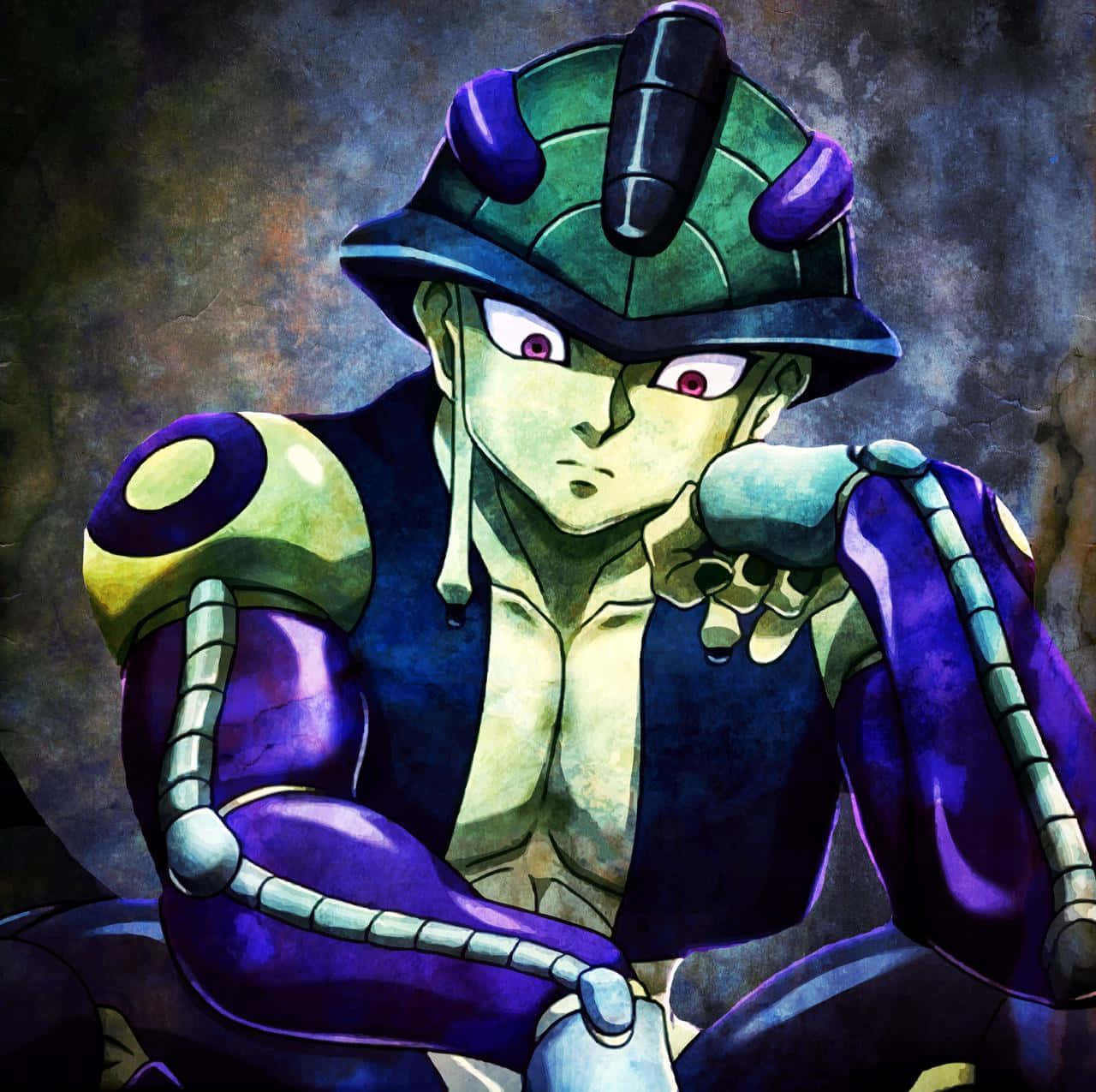 Chimera Ants, green skin, purple armor, HD Desktop Wallpaper