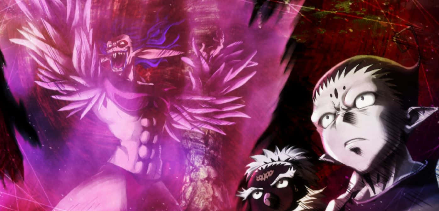 Chimera Ants, purple wings, anime demon, HD Desktop Wallpaper