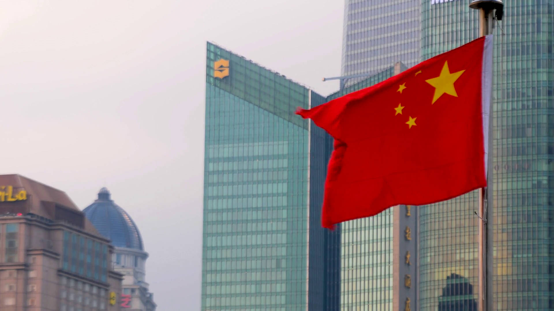 China flag, red, yellow stars, Full HD Desktop Wallpaper