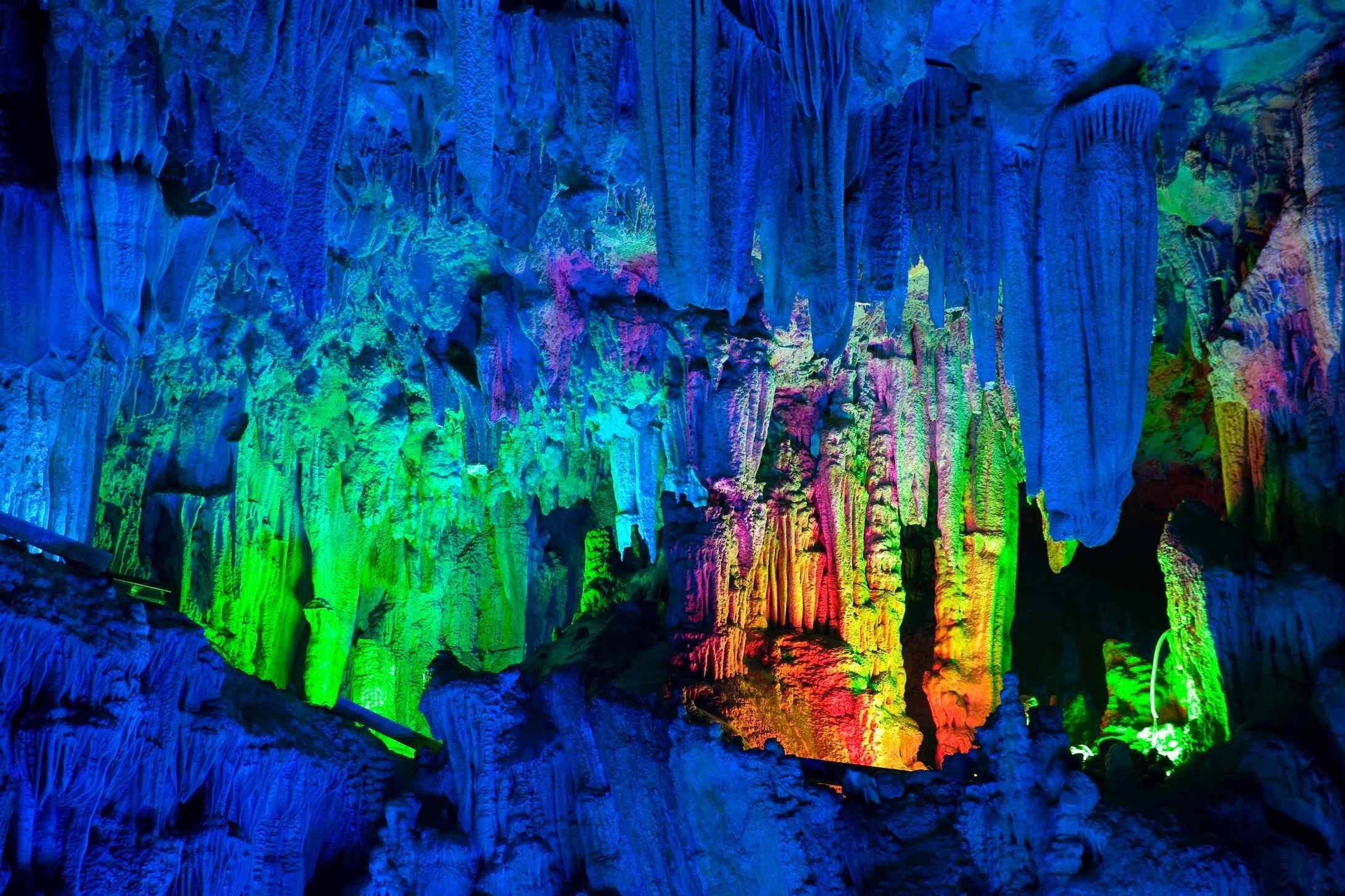 China, reed flute, cave, Full HD Desktop Wallpaper