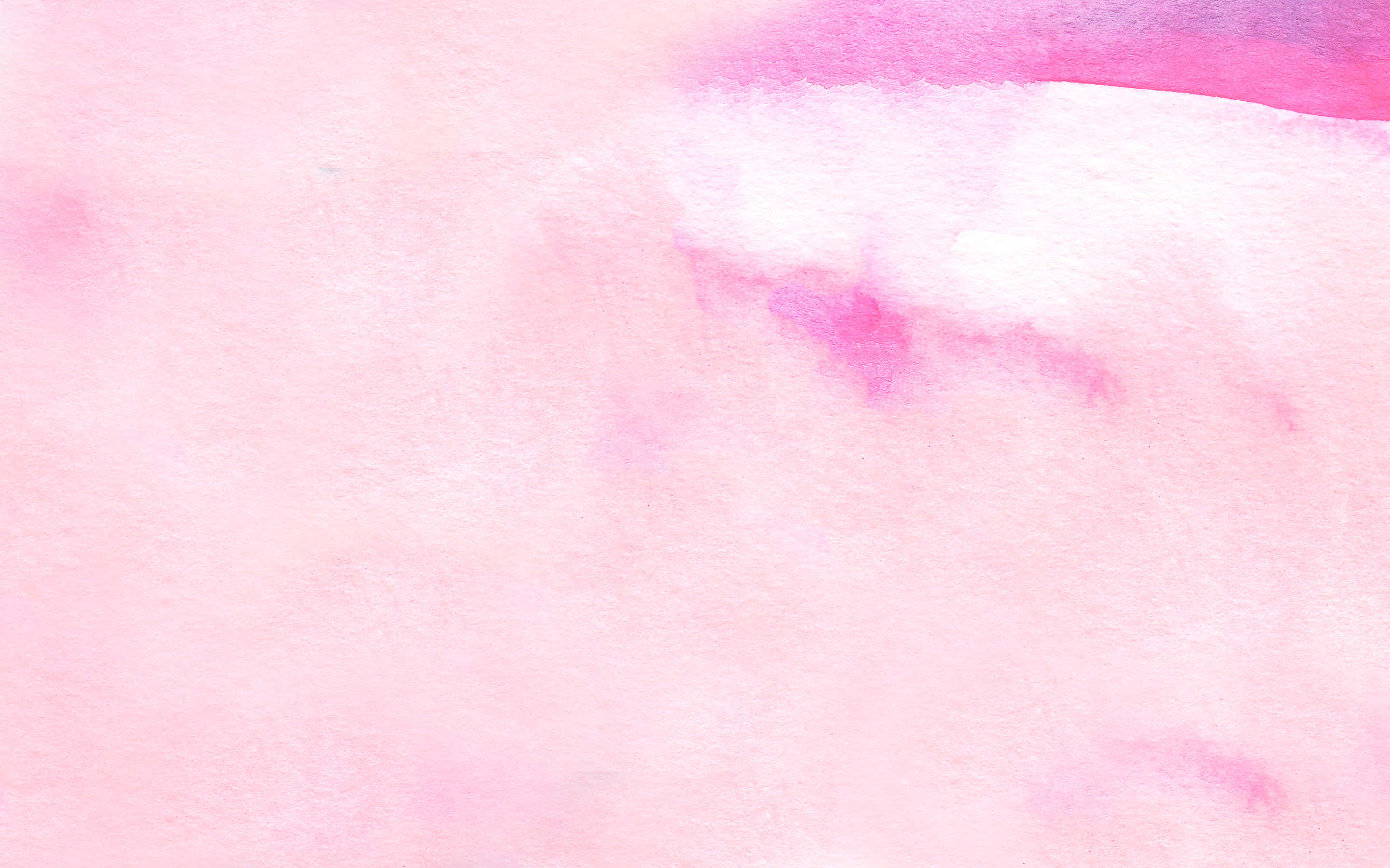 pink watercolor, white background, soft pink watercolor wash, 2K Desktop Wallpaper