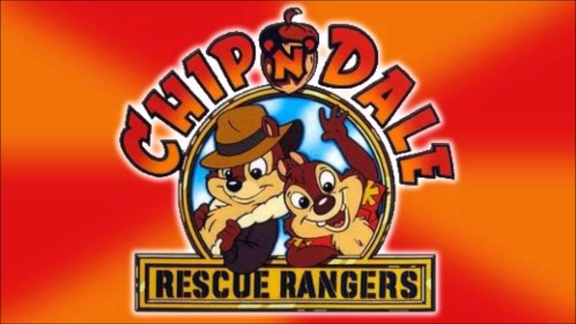 Chip N Dale Rescue Rangers, explorer hats, circular emblem, Full HD Desktop Wallpaper