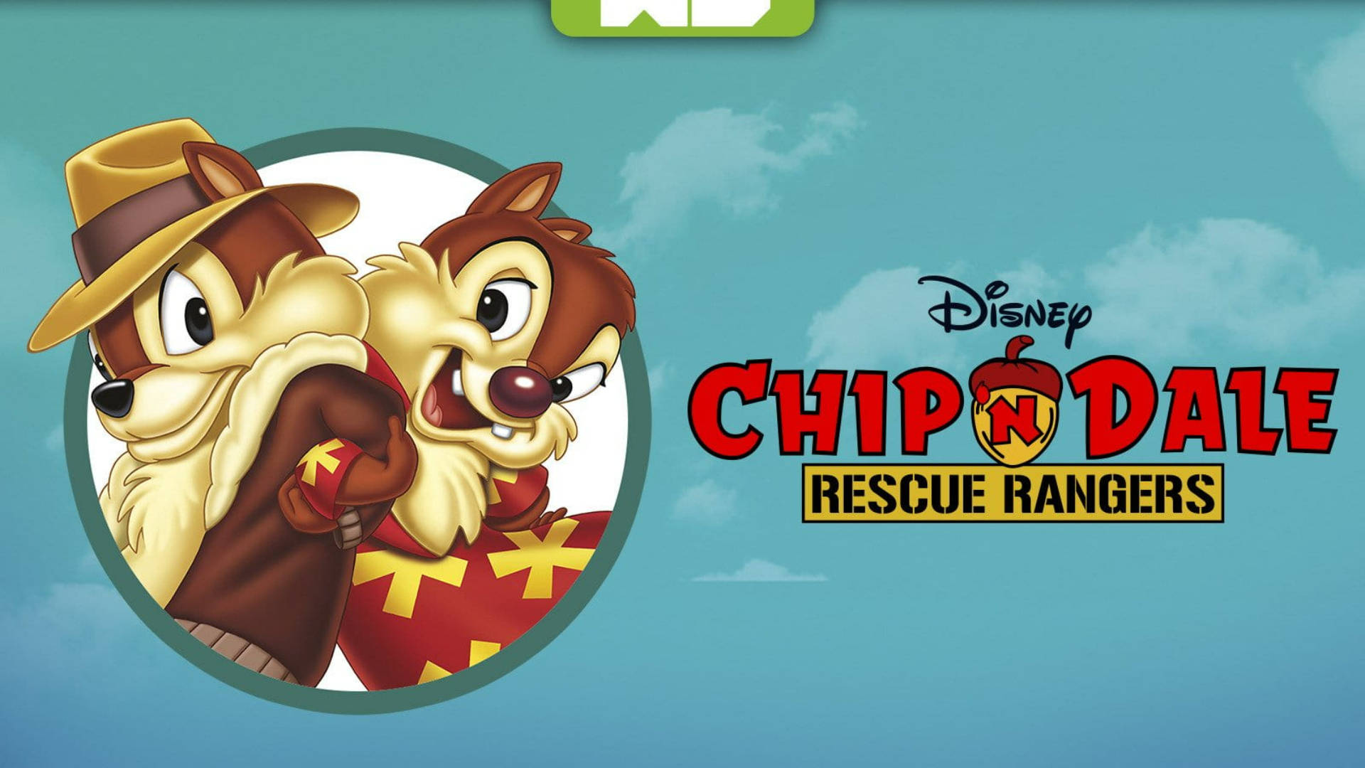 Chip N Dale Rescue Rangers, ranger outfits, blue sky, Full HD Desktop Wallpaper