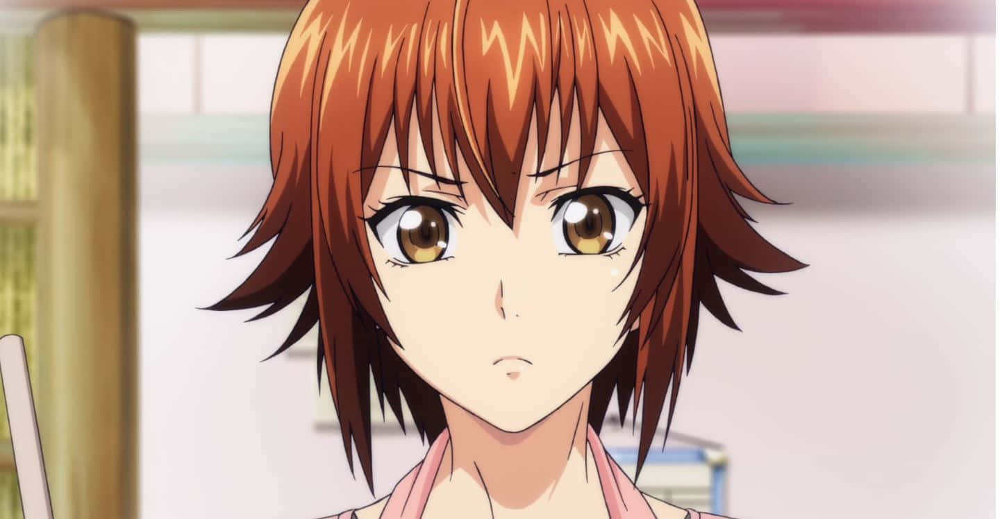Chisa Kotegawa, anime girl, short brown hair, HD Desktop Wallpaper