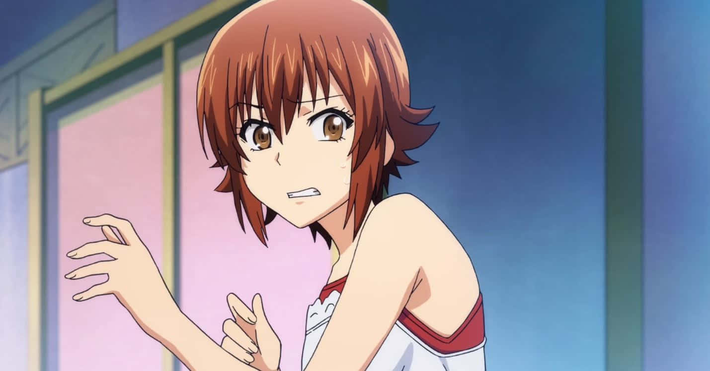 Chisa Kotegawa, short brown hair, wide eyes, HD Desktop Wallpaper