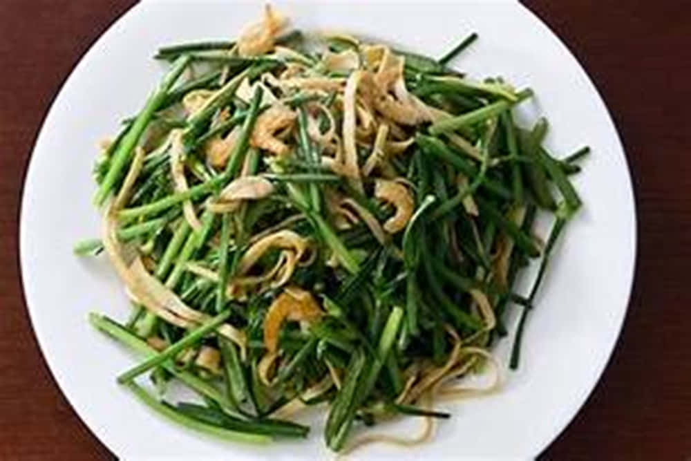chives, bean sprouts, stir fry, SD Desktop Wallpaper