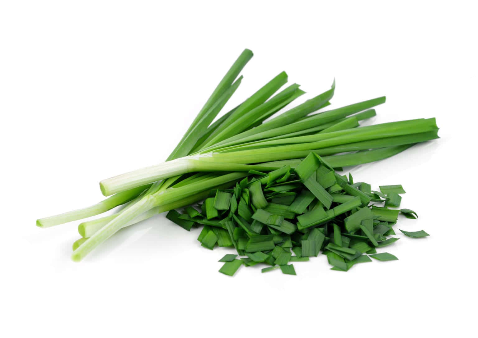 green chives, whole stalks, chopped pieces, HD Desktop Wallpaper