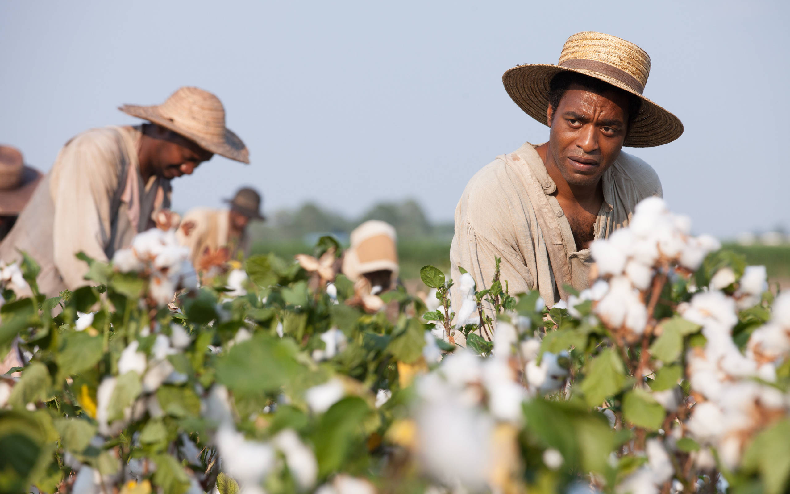 Chiwetel Ejiofor, 12 Years a Slave, cotton pickers, 2K Desktop Wallpaper