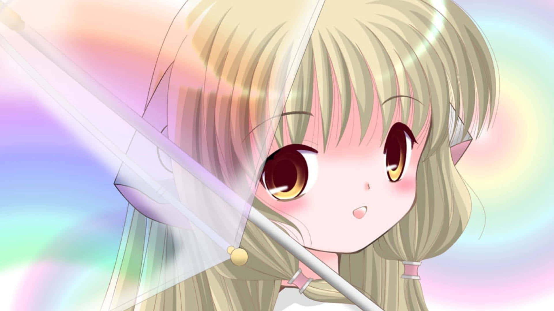 Chobits Freya, anime character, chibi, Full HD Desktop Wallpaper