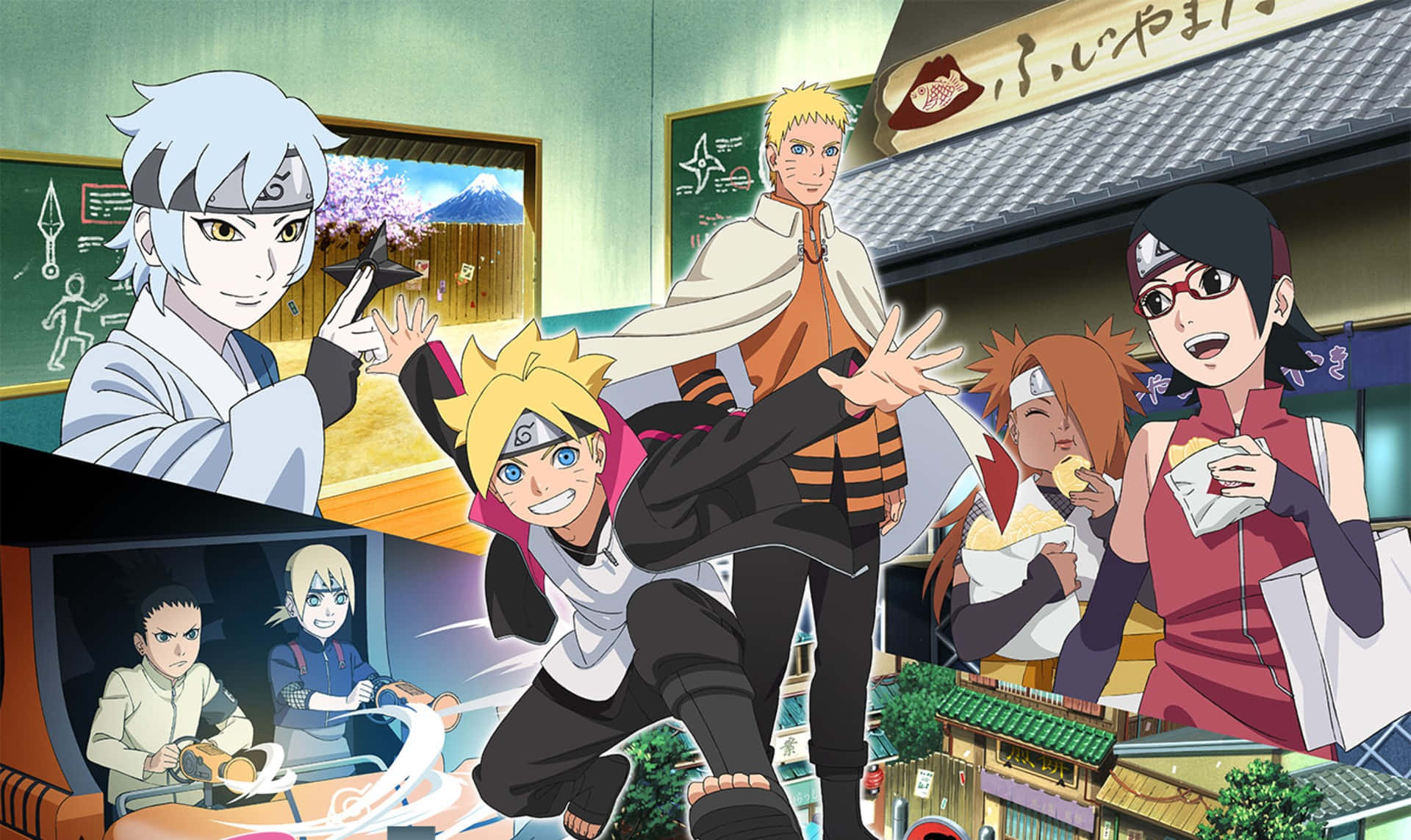 Chocho Akimichi, ramen shop, training grounds, Full HD Desktop Wallpaper