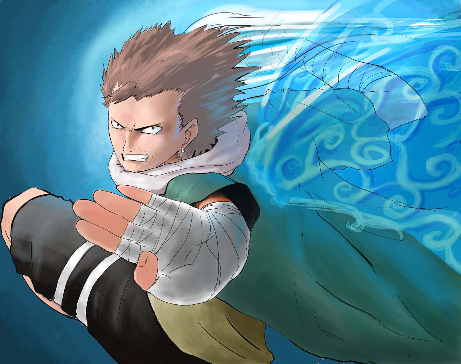 Choji, battle armor, spiky brown hair, HD Desktop Wallpaper