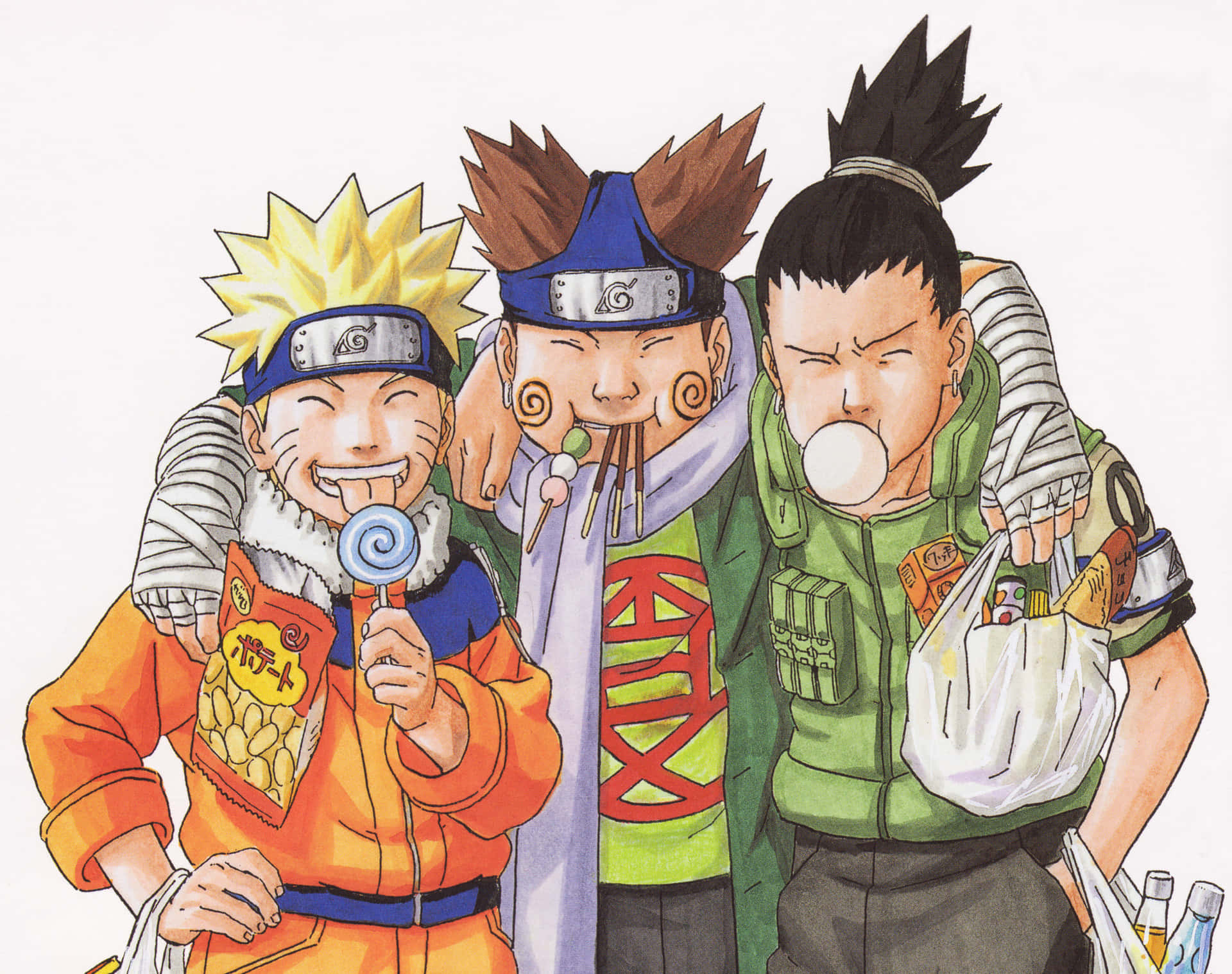 Choji, anime boys, spiky hair, Full HD Desktop Wallpaper