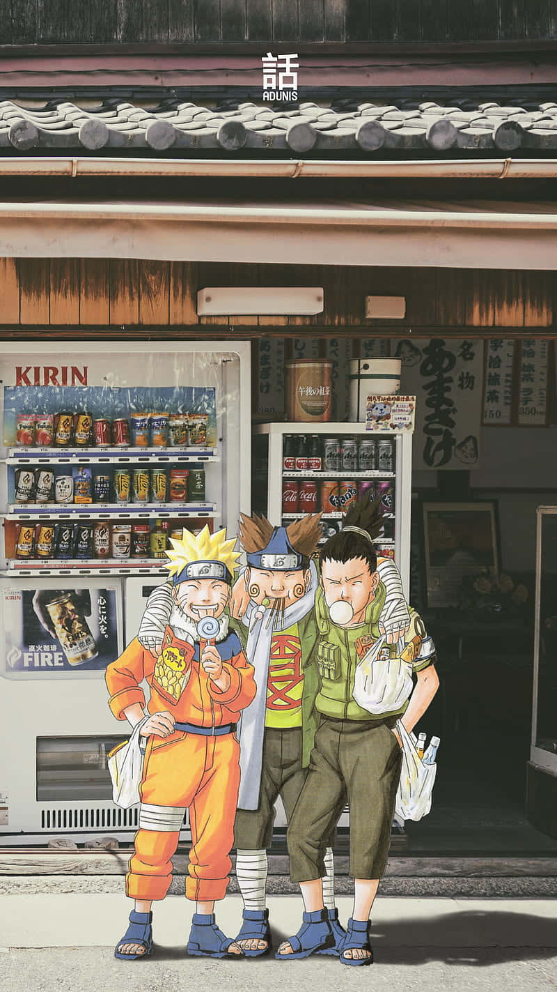 Choji, anime ninja characters, Japanese convenience store, HD Phone Wallpaper