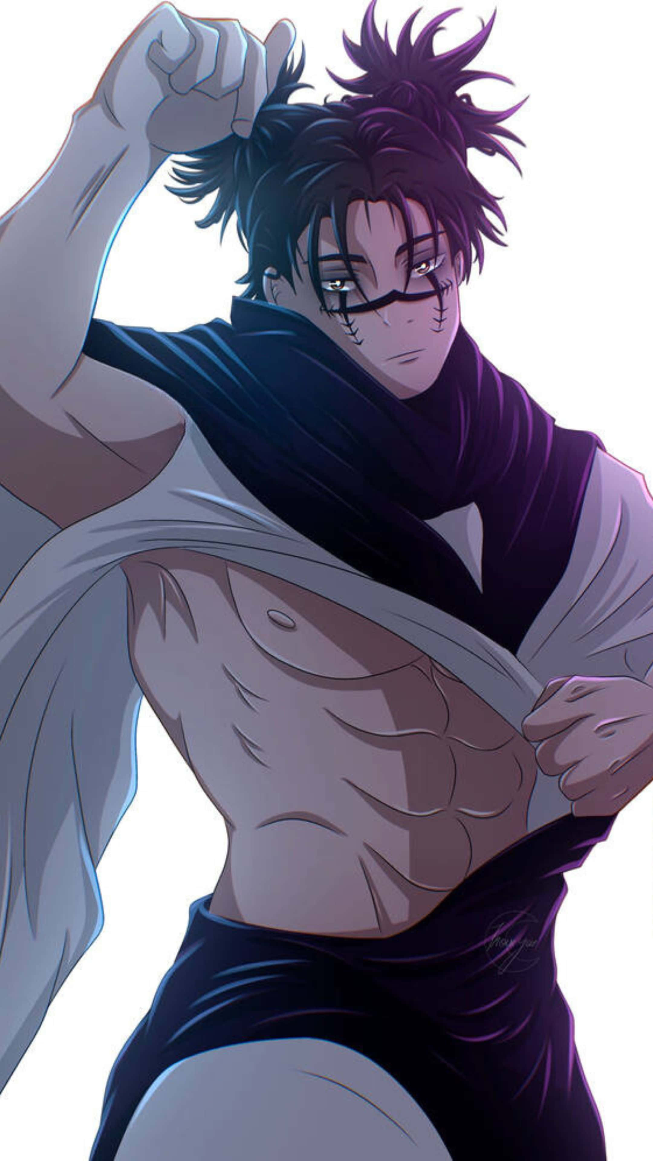 Choso, JJK, powerful stance, 4K Phone Wallpaper
