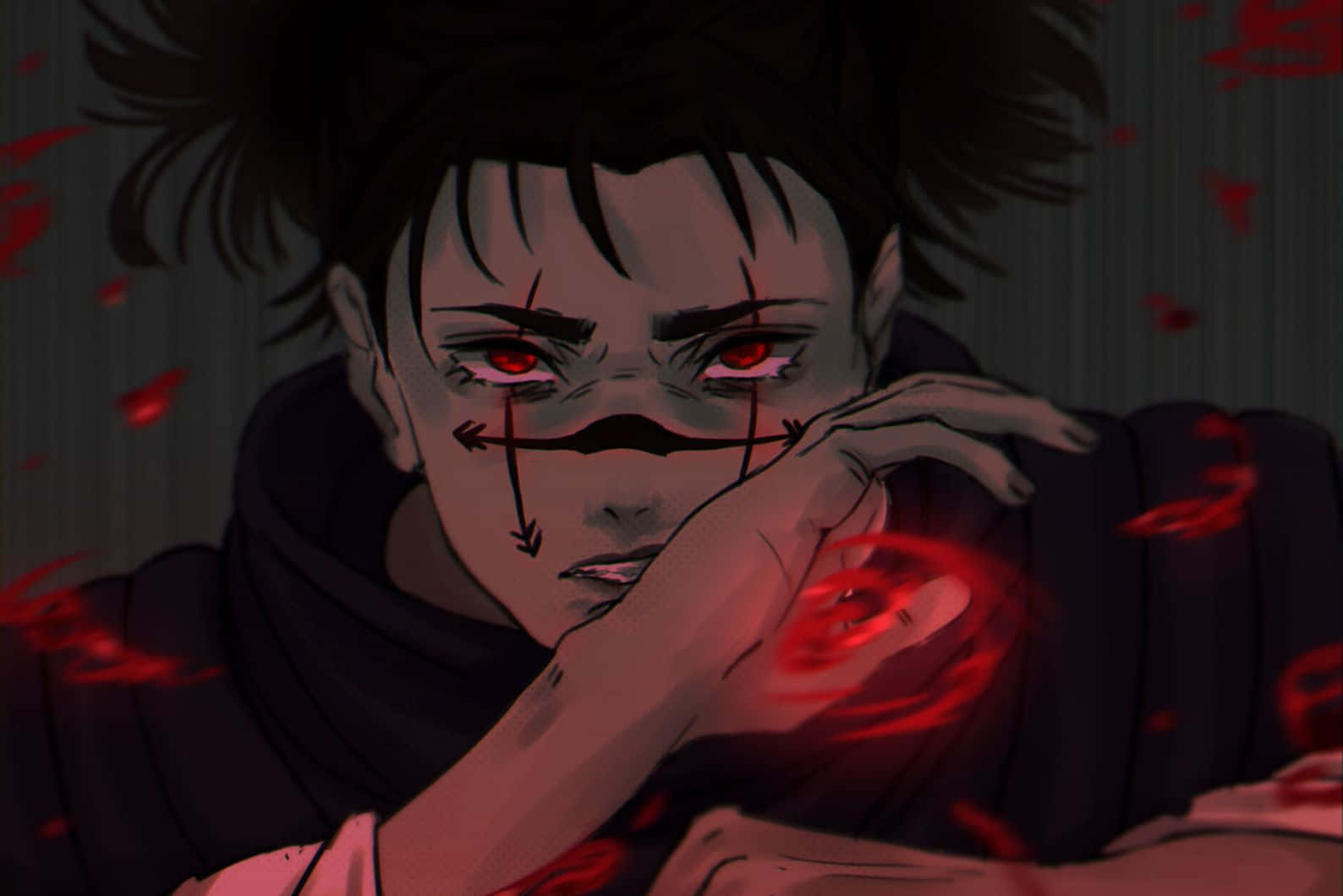 Choso, blood manipulation, red eyes, HD Desktop Wallpaper