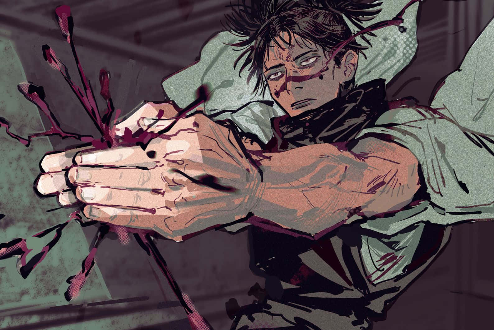 Choso, blood manipulation, J J K, HD Desktop Wallpaper