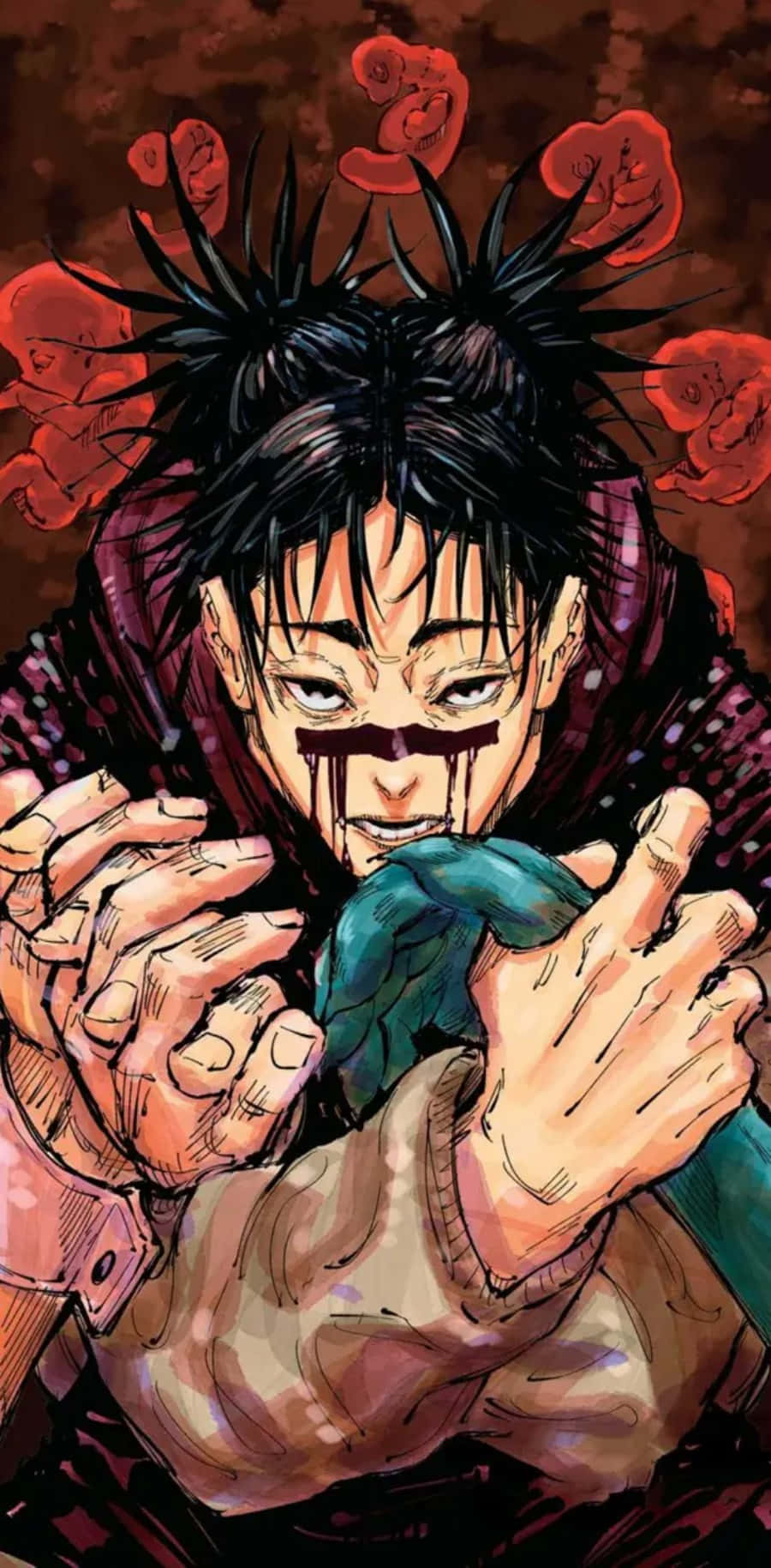 Choso, blood manipulation, manga-style anime character, HD Phone Wallpaper