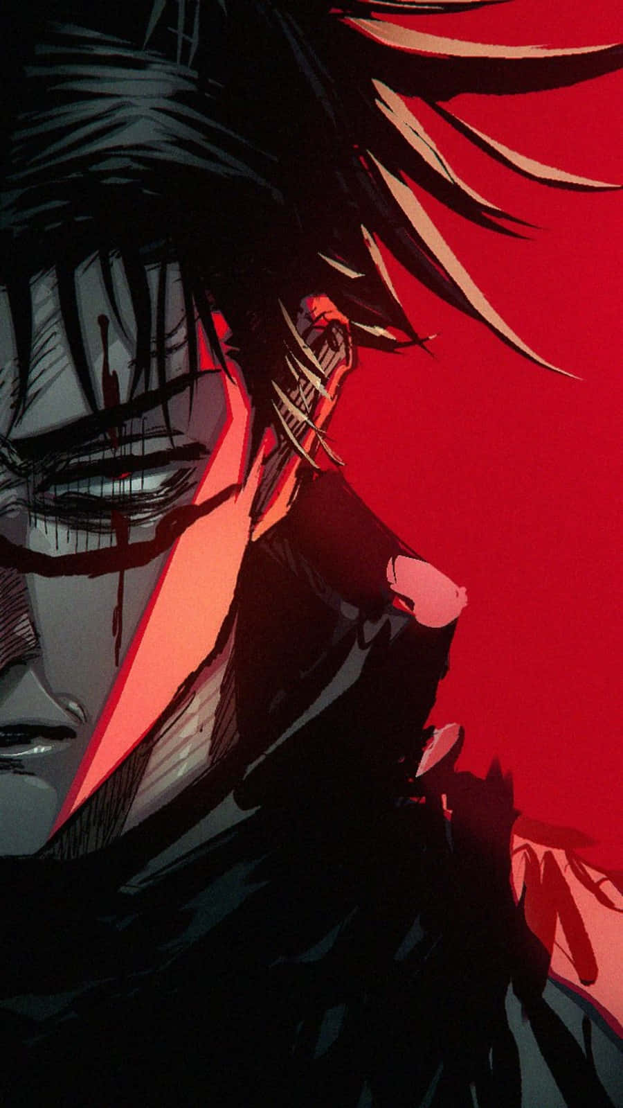 Choso, intense gaze, anime art, HD Phone Wallpaper