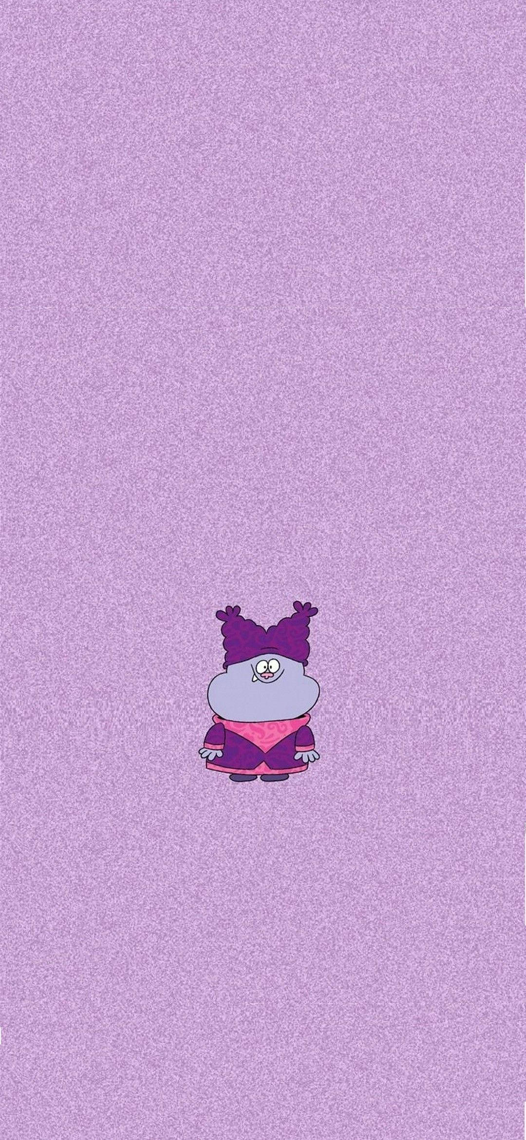 Chowder, purple hair, pink outfit, Full HD Phone Wallpaper