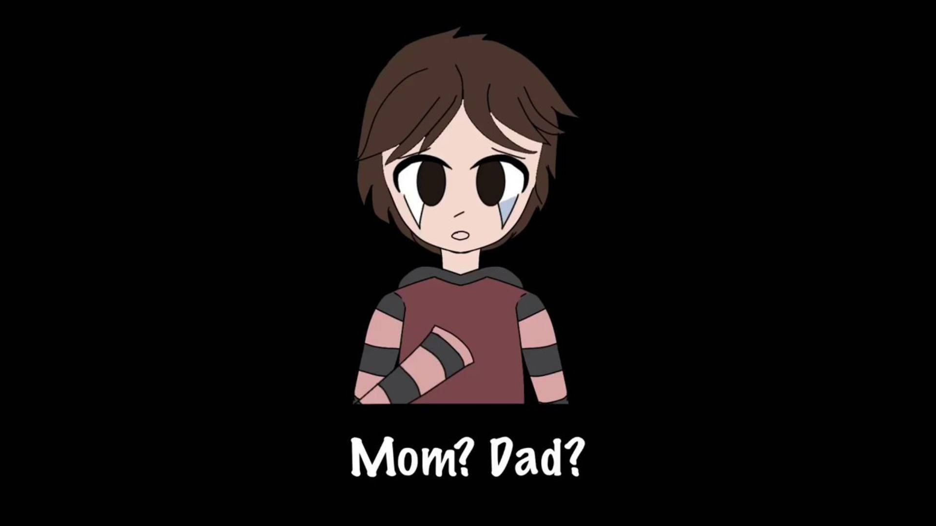 Chris Afton, anime-style child, striped shirt, Full HD Desktop Wallpaper